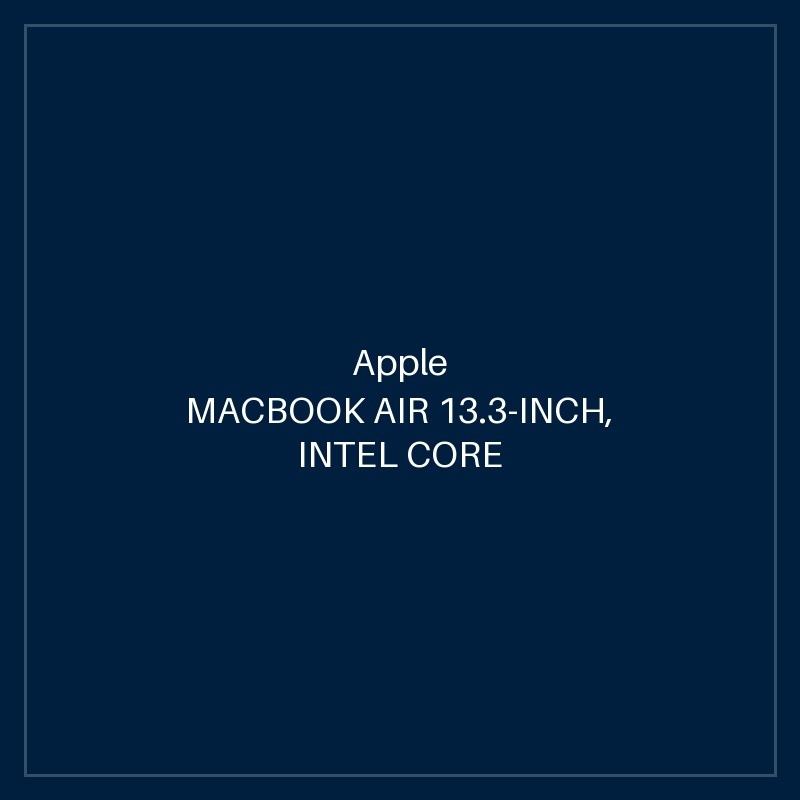 MACBOOK AIR 13.3-INCH, INTEL CORE I3, 256 GB SSD, GOLD