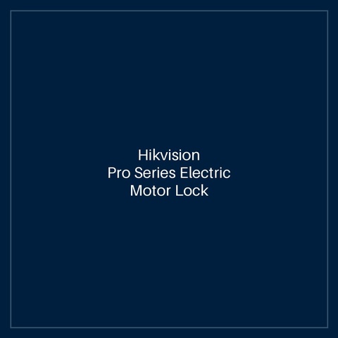 Hikvision Pro Series Electric Motor Lock