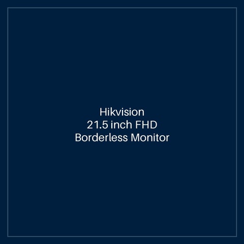 Hikvision - 21.5 inch FHD Borderless Monitor