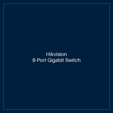 Hikvision 8-Port Gigabit Switch