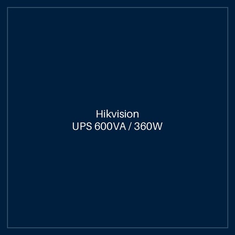 Hikvision - UPS 600VA / 360W