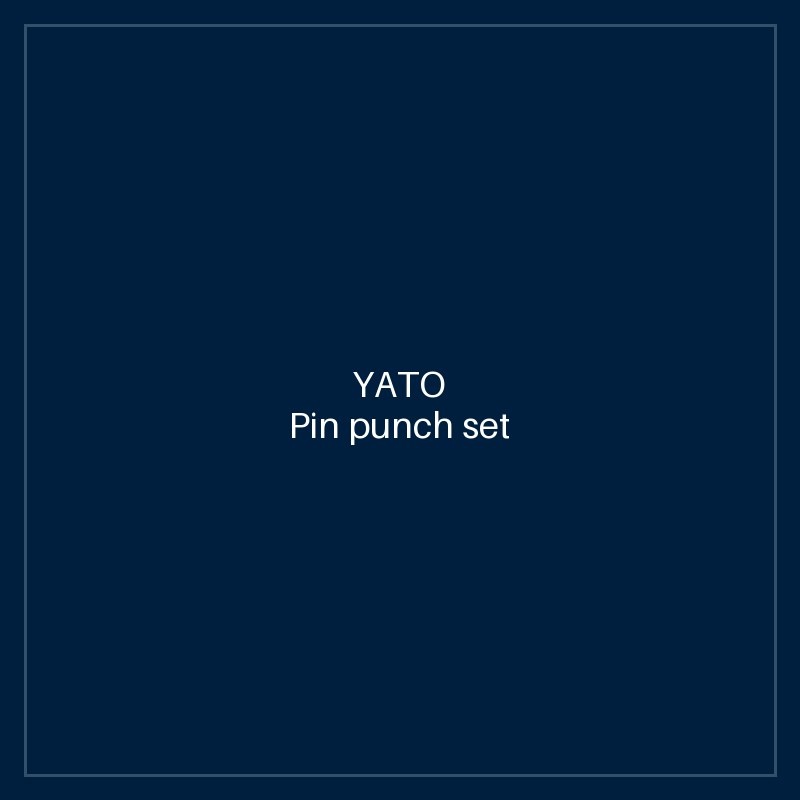 Pin punch set