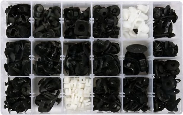 Trim clips assortment