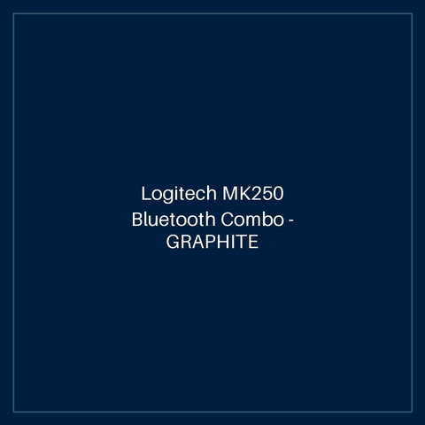 Logitech MK250 Bluetooth Combo - GRAPHITE - US INT'L - INTNL-973