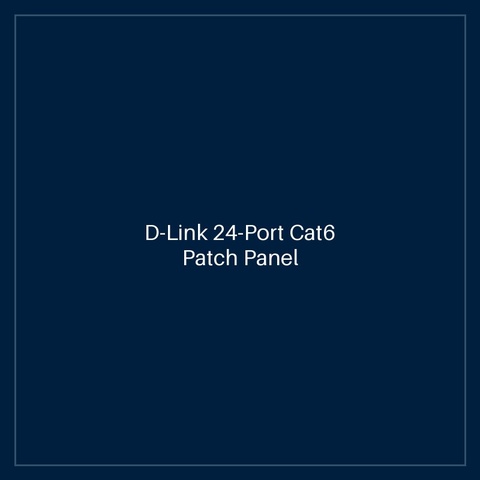 D-Link 24-Port Cat6 Patch Panel