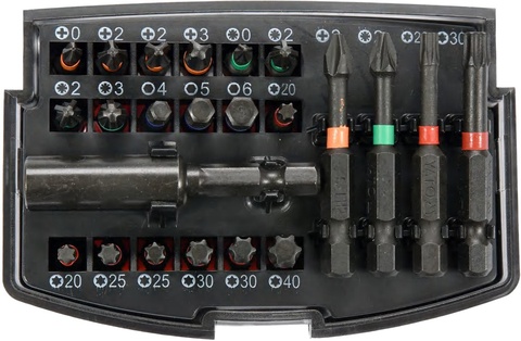 Screwdriver bit set