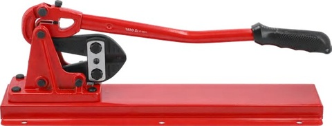 Bench mounted bolt cutter