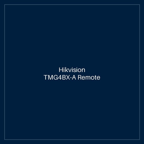 Hikvision TMG4BX-A Remote