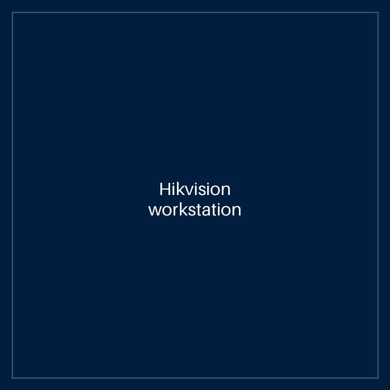 Hikvision workstation
