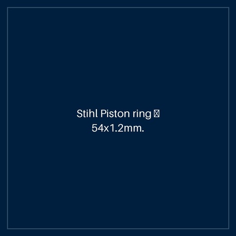 Stihl Piston ring Ø 54x1.2mm.