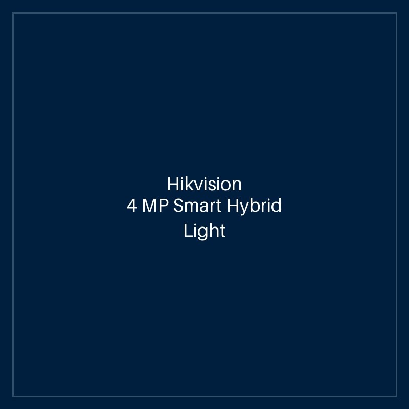 Hikvision 4 MP Smart Hybrid Light Varifocal Dome Network Camera