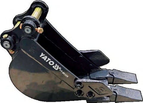 Narrow bucket for mini excavator