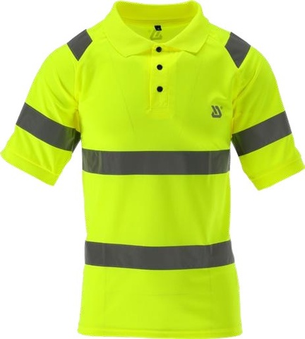 Reflective polo shirt