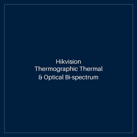 Hikvision Thermographic Thermal & Optical Bi-spectrum Network Speed Dome