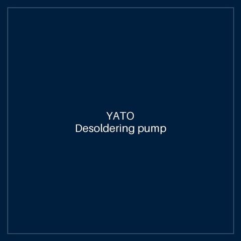 Desoldering pump