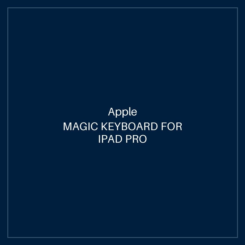 APPLE MAGIC KEYBOARD FOR IPAD PRO 11" (3RD GEN) - WHITE (FRENCH)