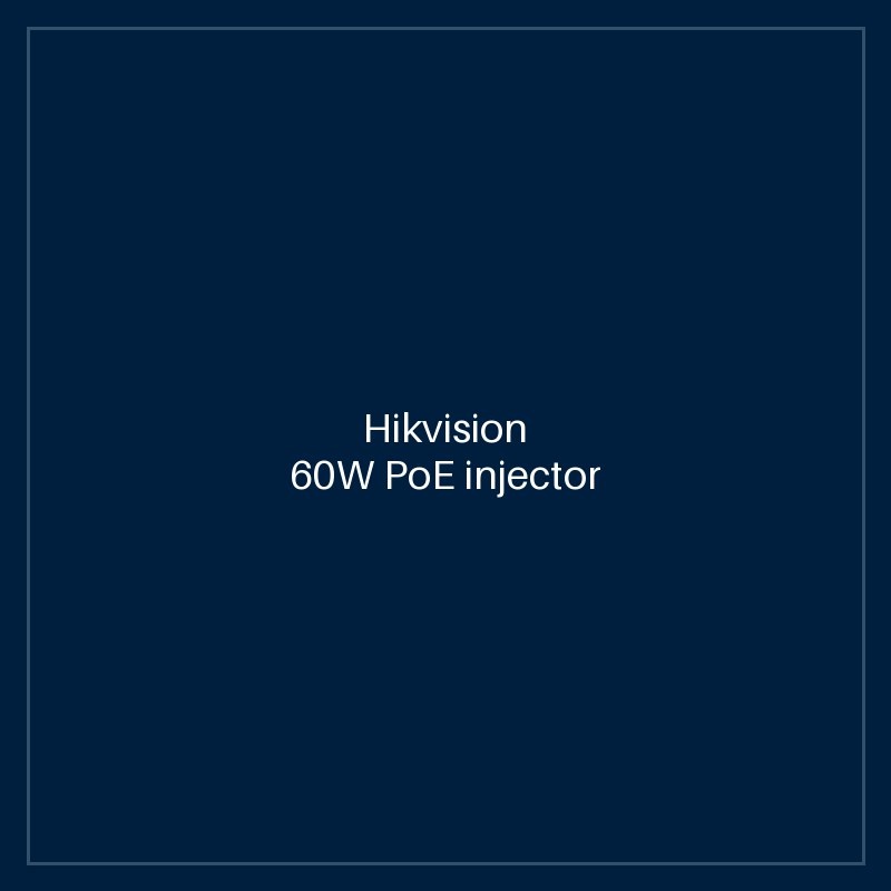 Hikvision 60W PoE injector