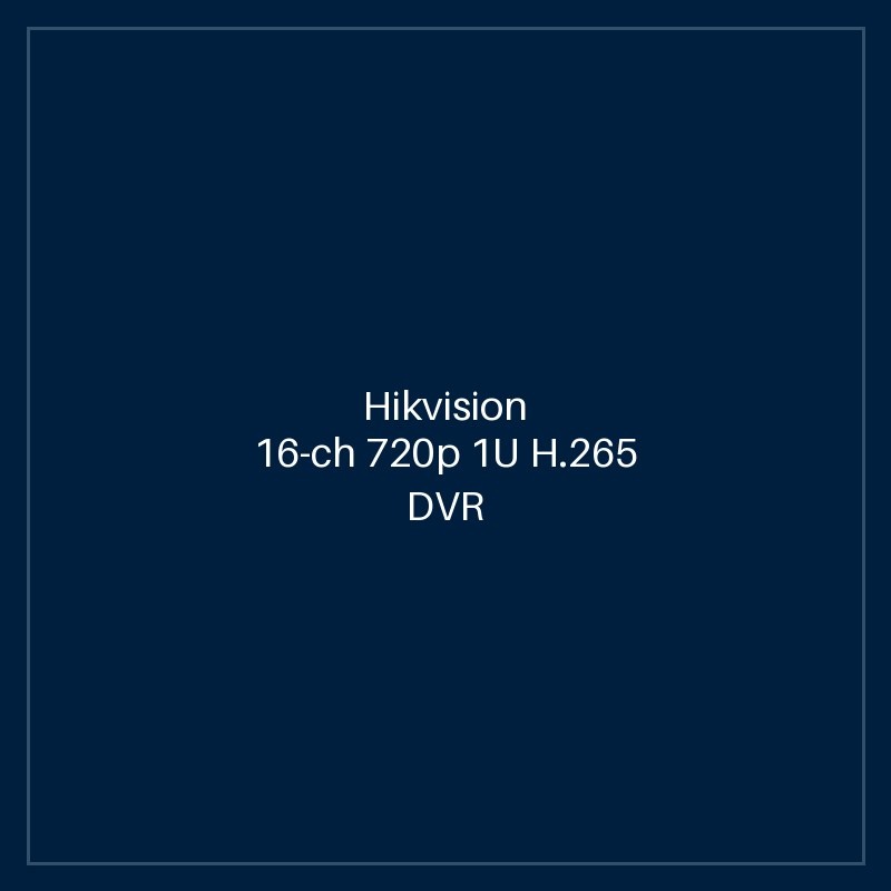 Hikvision - 16-ch 720p 1U H.265 DVR
