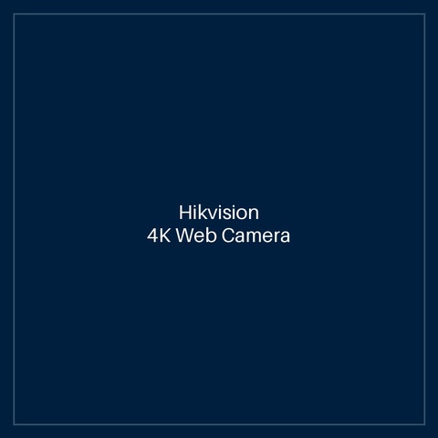 Hikvision- 4K Web Camera