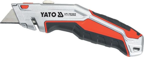 Utility knife with trapezoid blade