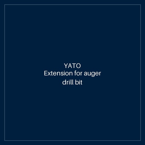Extension for auger drill bit