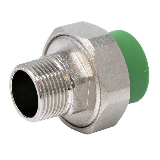 Threaded Male Union PPR Green