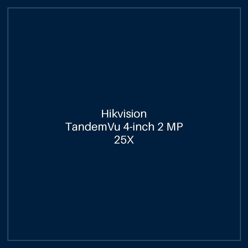 Hikvision - TandemVu 4-inch 2 MP 25X Colorful & IR Network Speed Dome