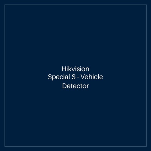 Hikvision Vehicle Coil Detector
