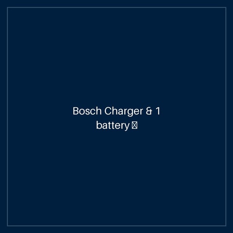 Bosch Charger & 1 battery — Starter Kit 18V 4.0 Ah (1x GBA 18V 4.0Ah + 1x GAL 18V-40)