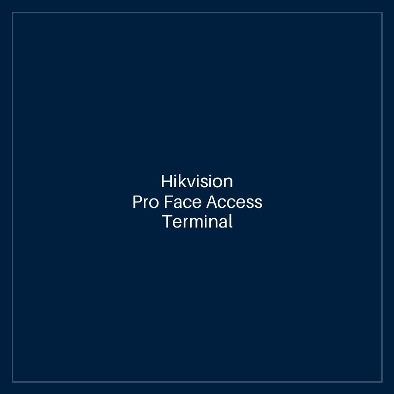 Hikvision Pro Face Access Terminal