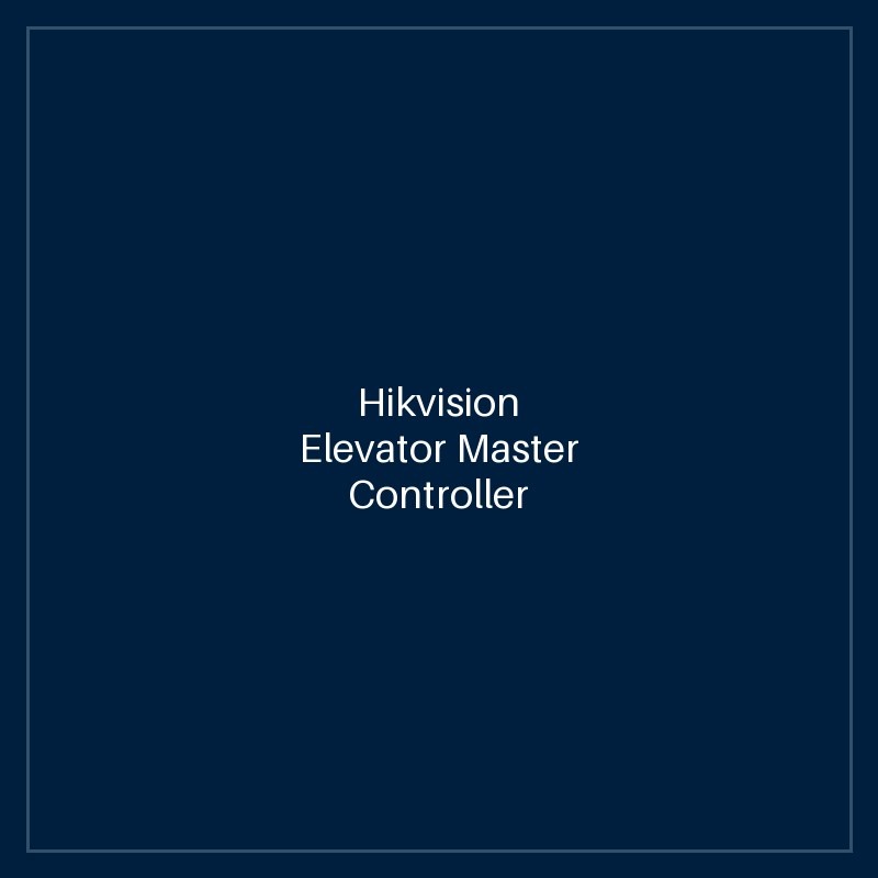 Hikvision Elevator Master Controller