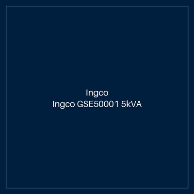 Ingco GSE50001 5kVA Silent Diesel Generator