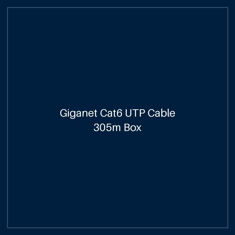 Giganet Cat6 UTP Cable 305m Box