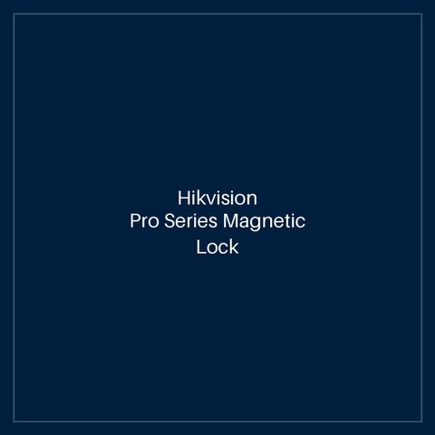Hikvision Pro Series Magnetic Lock