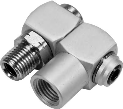 Air hose swivel connector