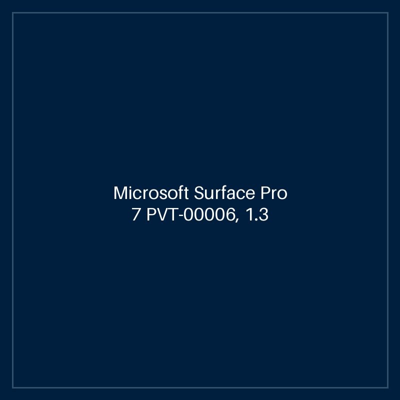 Microsoft Surface Pro 7 PVT-00006, 1.3 GHz Core i7-1065G7, 4-core CPU, 3.9 GHz Turbo, 16GB LPDDR4X-3733, 256GB SSD, 12.3" IPS Quad HD 2736 x 1824, Stylus Pen Support, Magnesium-alloy, Dolby Audio, Windows 10 Pro