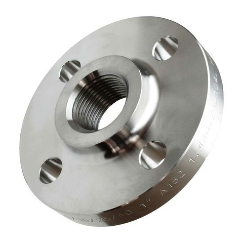 Threaded Forged Flange UNE-EN-1092-1. Stainless Steel A304L