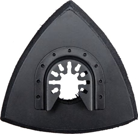 Triangular sanding pad for oscillating multitool