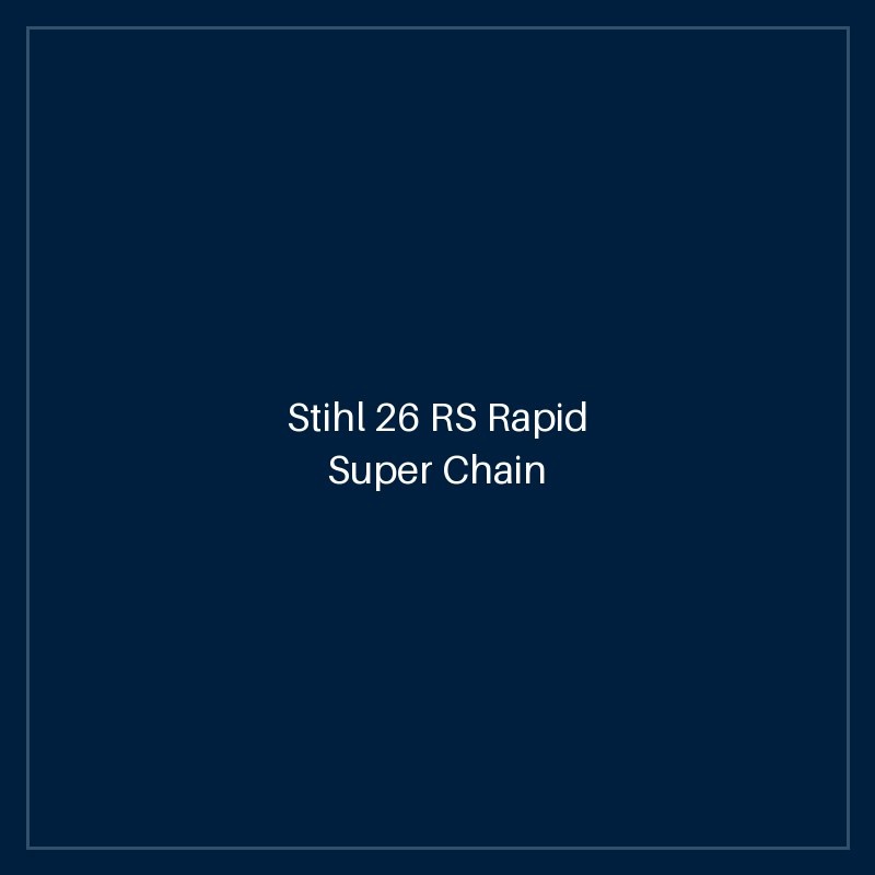 Stihl 26 RS Rapid Super Chain reel