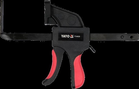 Guide rail clamp