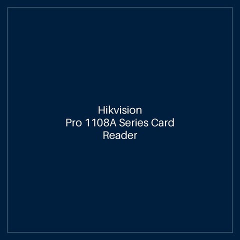 Hikvision Pro 1108A Series Card Reader