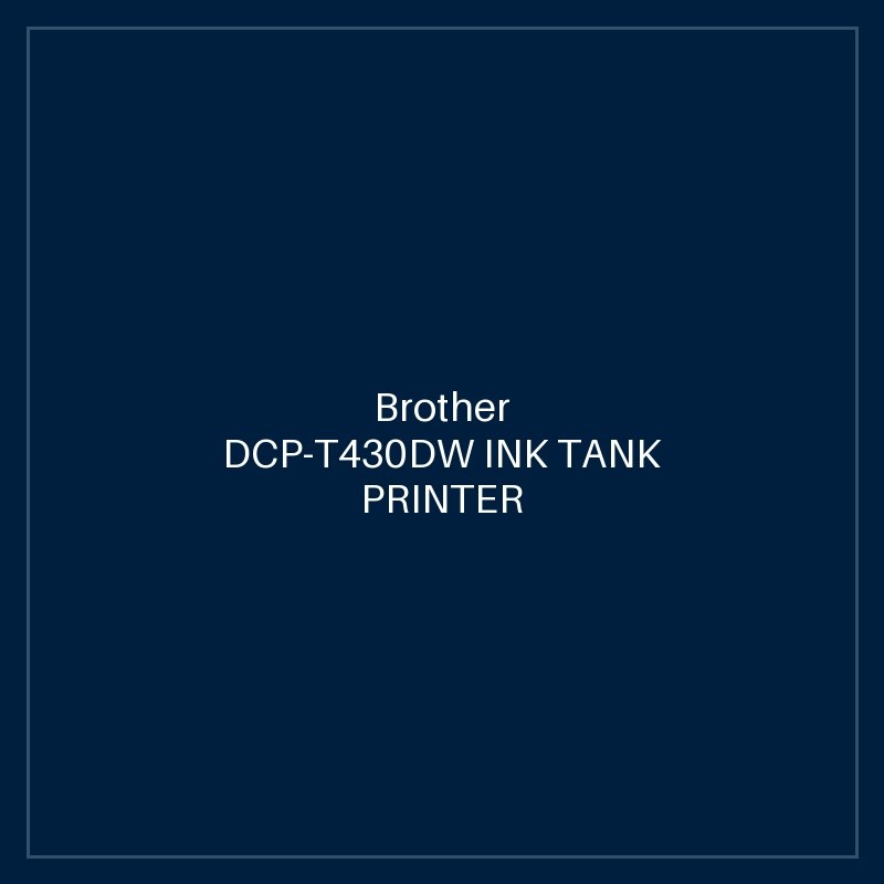 Brother DCP-T430DW INK TANK PRINTER