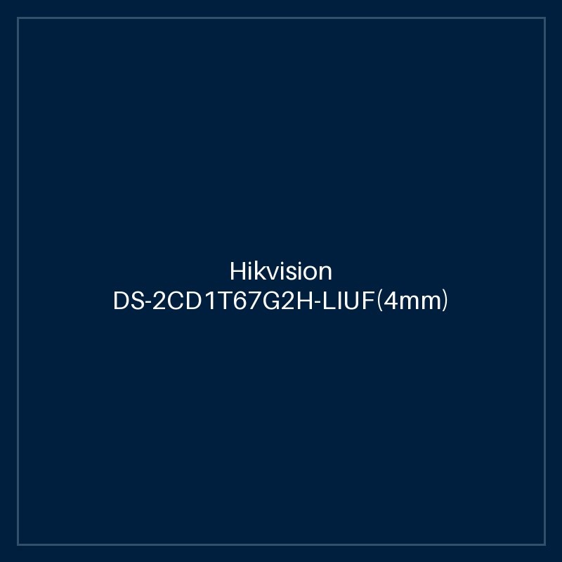 Hikvision DS-2CD1T67G2H-LIUF(4mm)