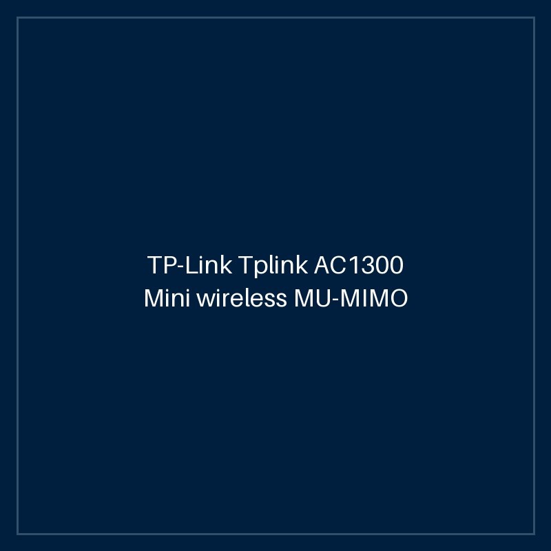 TP-Link Tplink AC1300 Mini wireless MU-MIMO USB adapter