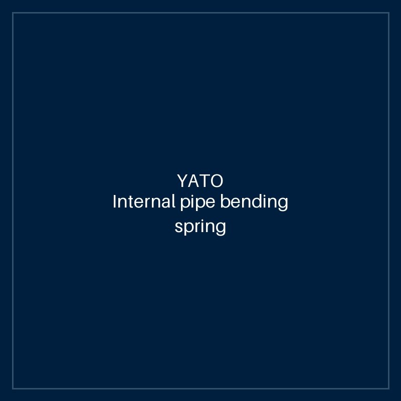 Internal pipe bending spring 25-26