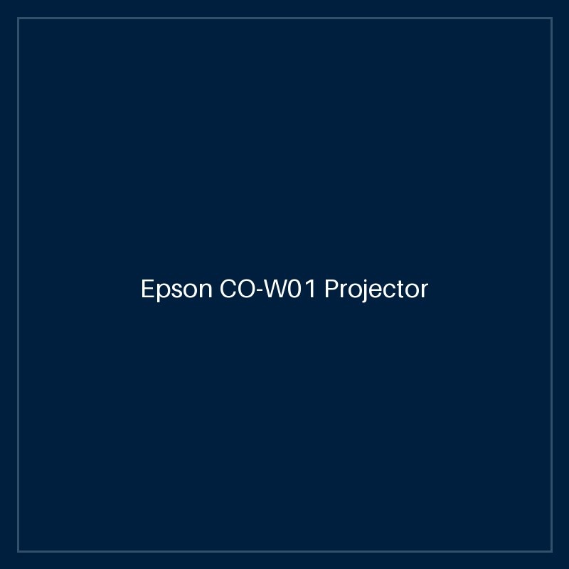 Epson CO-W01 Projector