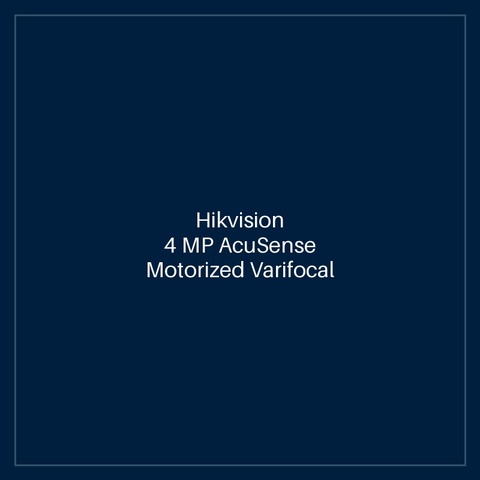 Hikvision 4 MP AcuSense Motorized Varifocal Dome Network Camera