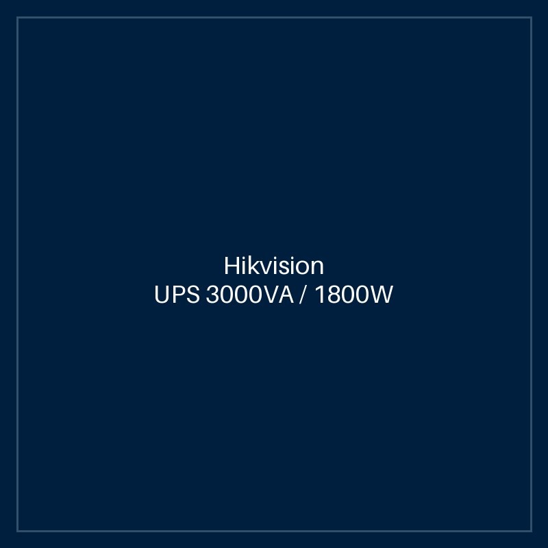 Hikvision - UPS 3000VA / 1800W
