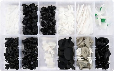 Trim clips assortment