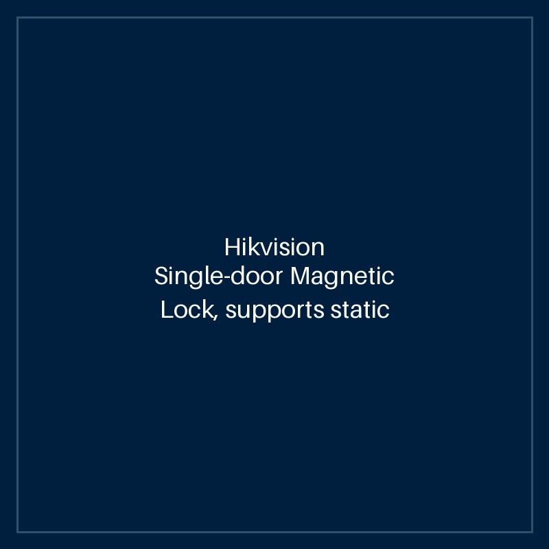 Hikvision Single-door Magnetic Lock, supports static linear thrust of 280kg